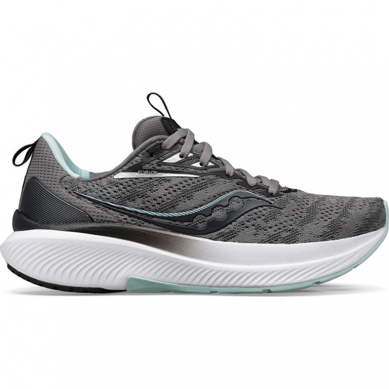 Women\'s Saucony Echelon 9 Running Shoes Grey | CANADA APZWDTJ