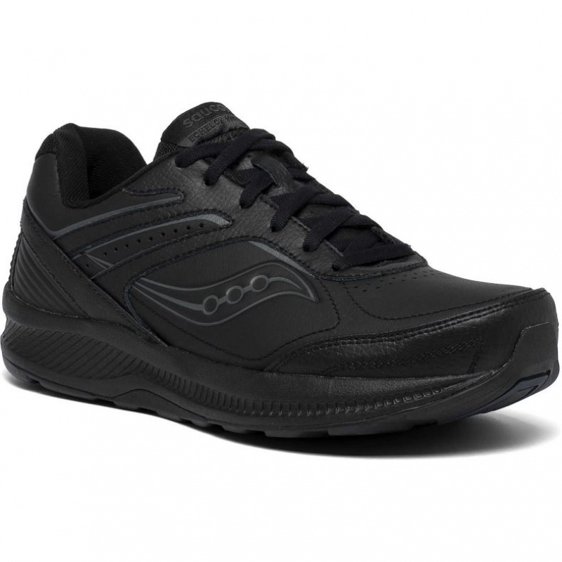 Women's Saucony Echelon Walker 3 Walking Shoes Black | CANADA SQFGWIV