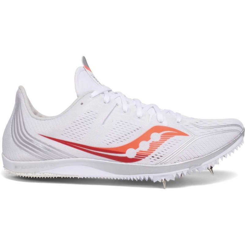 Women\'s Saucony Endorphin 3 Spikes White | CANADA YEAQWBP