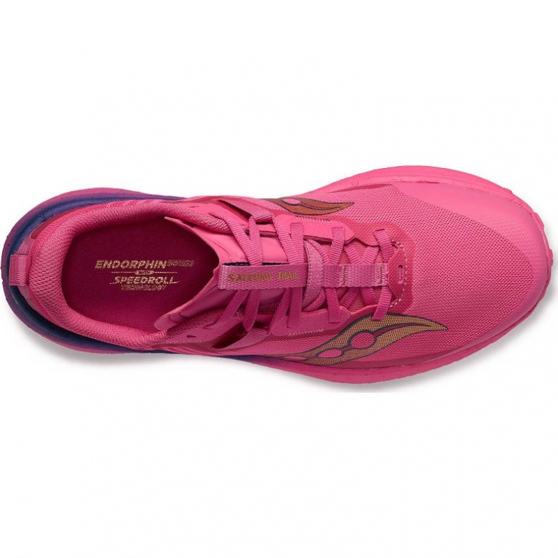 Women's Saucony Endorphin Edge Running Shoes Pink | CANADA OTQNJUP