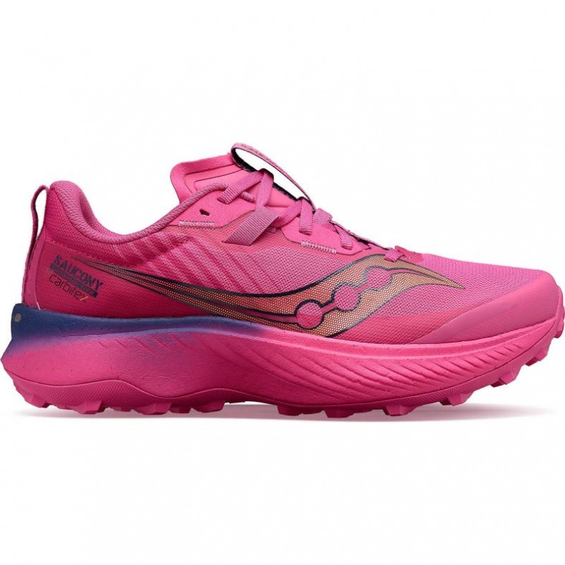 Women\'s Saucony Endorphin Edge Running Shoes Pink | CANADA OTQNJUP