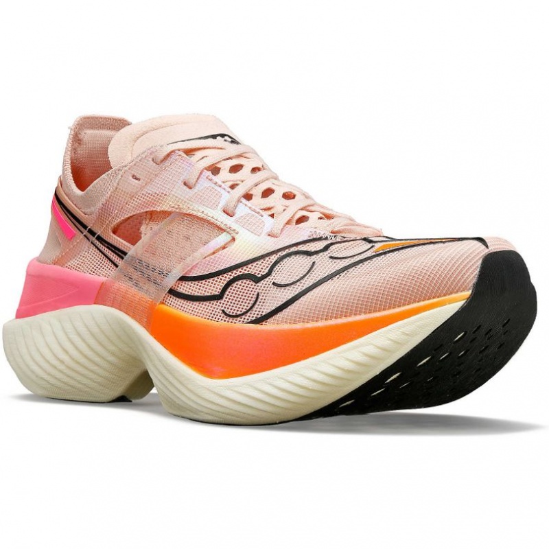 Women's Saucony Endorphin Elite Running Shoes Pink | CANADA ESAKHXR