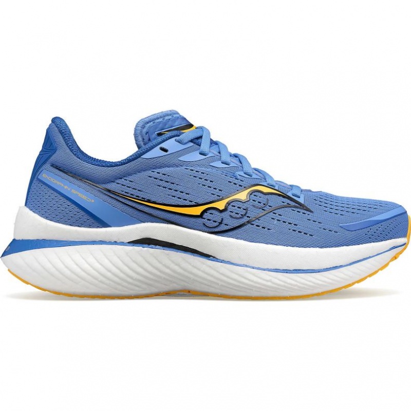 Women\'s Saucony Endorphin Speed 3 Running Shoes Blue | CANADA CYQMUKB