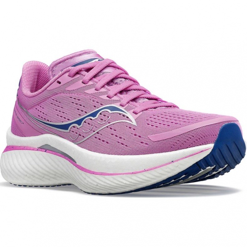 Women's Saucony Endorphin Speed 3 Running Shoes Purple | CANADA PSTLZIH