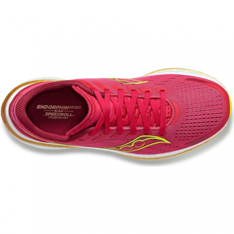 Women's Saucony Endorphin Speed 3 Running Shoes Red | CANADA DNHKMRZ