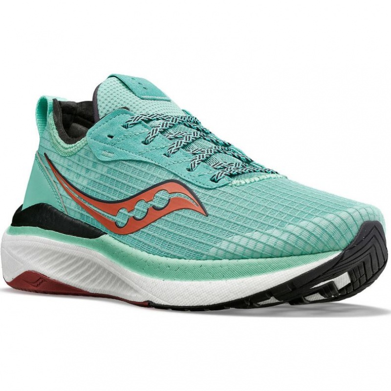 Women's Saucony Freedom Crossport Running Shoes Turquoise | CANADA DEQIYTS