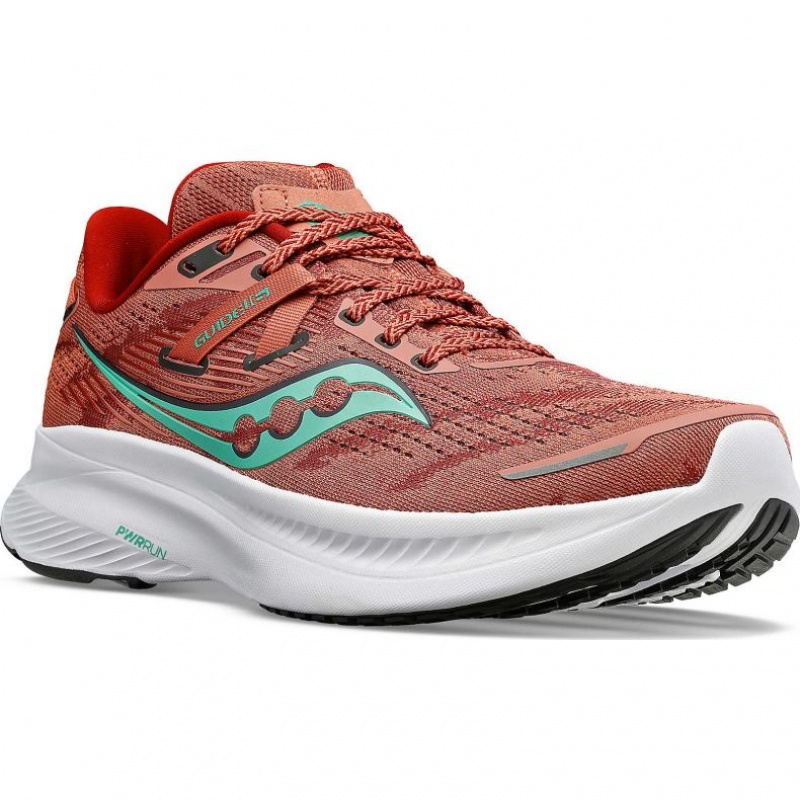 Women's Saucony Guide 16 Running Shoes Coral | CANADA ZFYPJGX