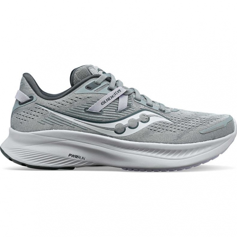 Women\'s Saucony Guide 16 Running Shoes Grey | CANADA YWIKFMP