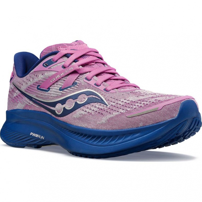 Women's Saucony Guide 16 Running Shoes Purple / Indigo | CANADA LSYJDKP