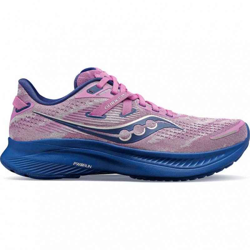 Women\'s Saucony Guide 16 Running Shoes Purple / Indigo | CANADA LSYJDKP