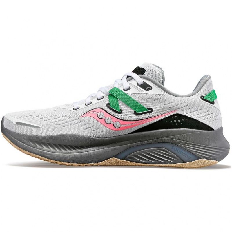 Women's Saucony Guide 16 Running Shoes White | CANADA NGKLFVI