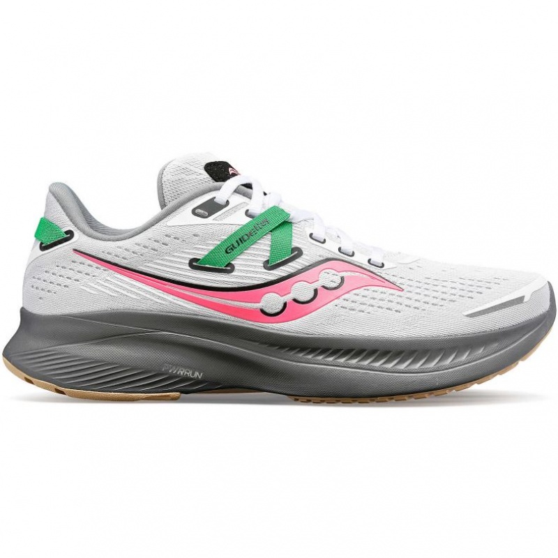 Women\'s Saucony Guide 16 Running Shoes White | CANADA NGKLFVI