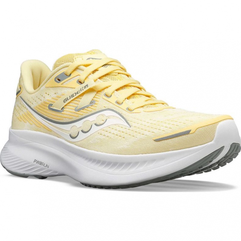 Women's Saucony Guide 16 Running Shoes Yellow | CANADA IFEKPYU