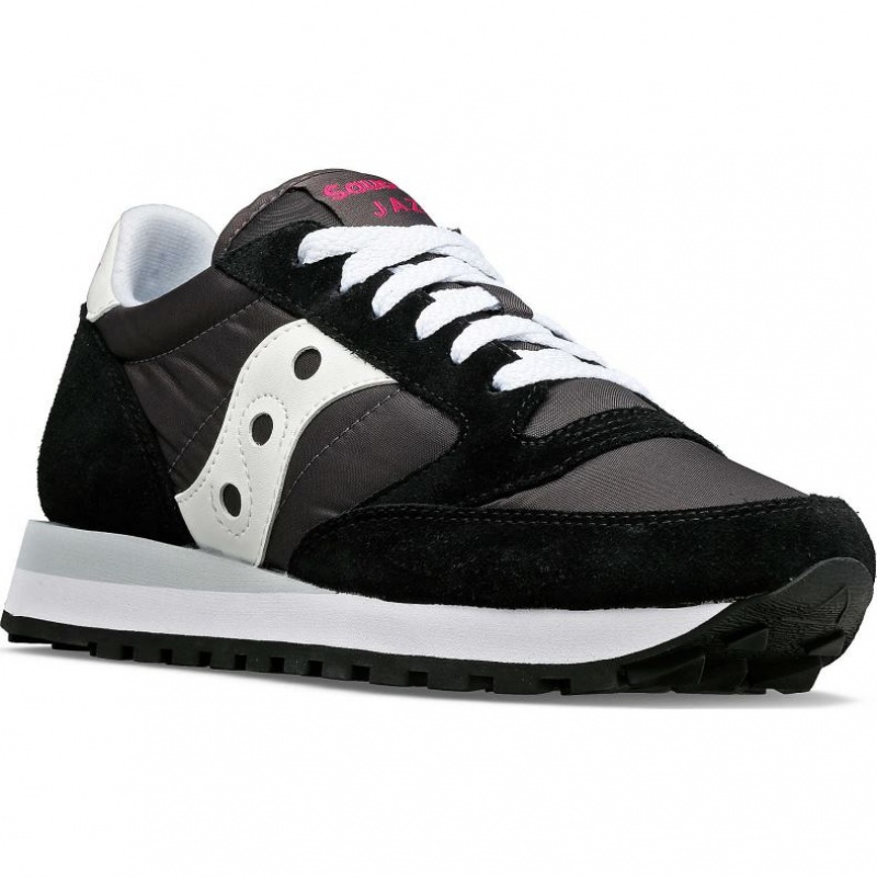 Women's Saucony Jazz Original Sneakers Black | CANADA XJUFLMN