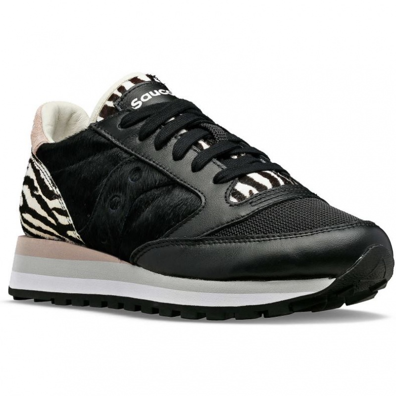 Women's Saucony Jazz Triple Sneakers Black | CANADA TLZCIPA