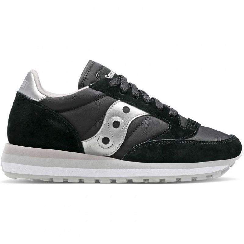 Women\'s Saucony Jazz Triple Sneakers Black / Silver | CANADA OUXMCHD