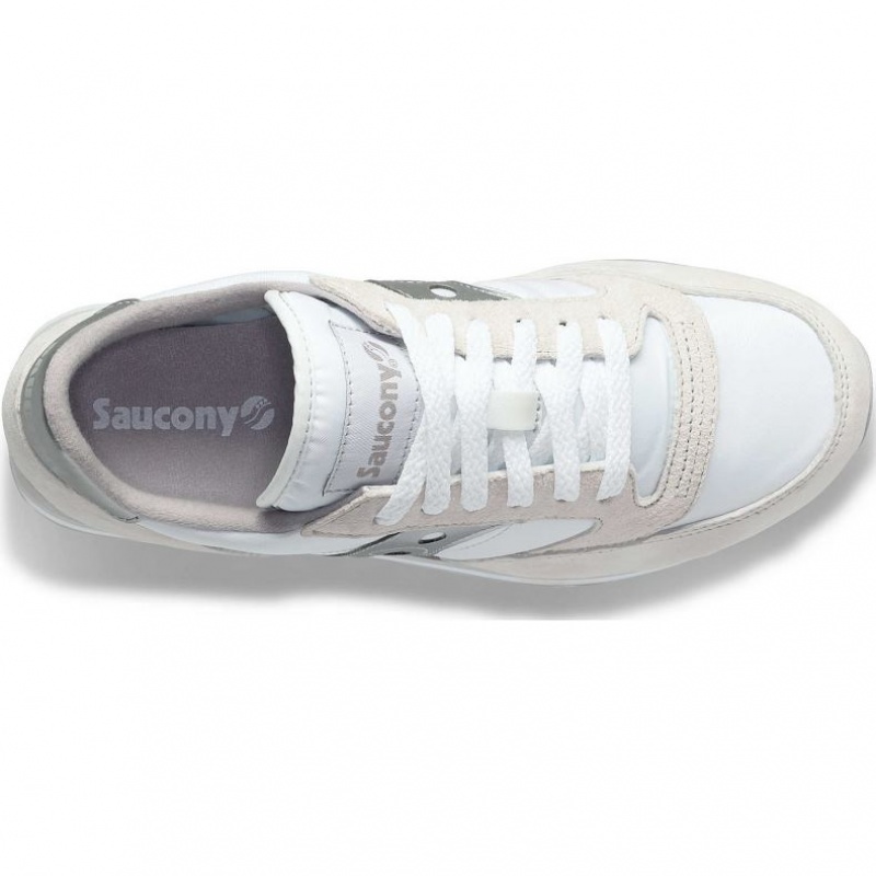 Women's Saucony Jazz Triple Sneakers White / Silver | CANADA SIDTGVZ