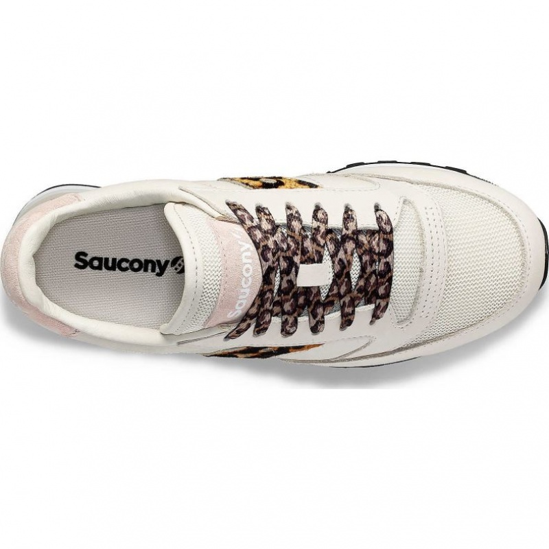 Women's Saucony Jazz Triple Sneakers White / Leopard | CANADA SFMTXNC