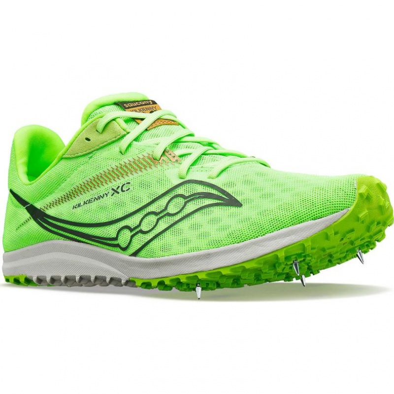 Women's Saucony Kilkenny XC9 Spikes Green | CANADA ISNUAHK