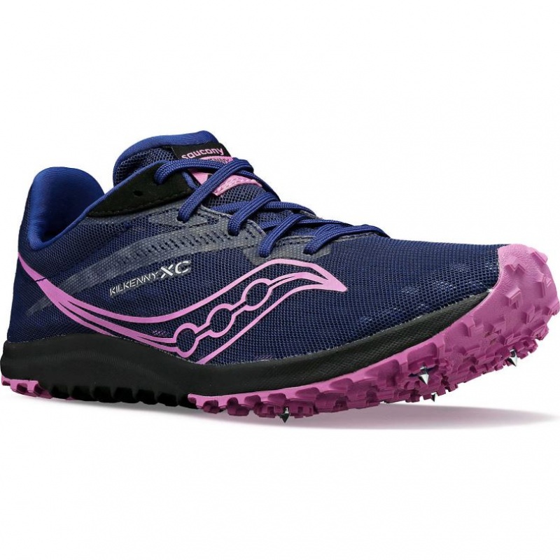 Women's Saucony Kilkenny XC9 Spikes Indigo | CANADA BXPZYMU