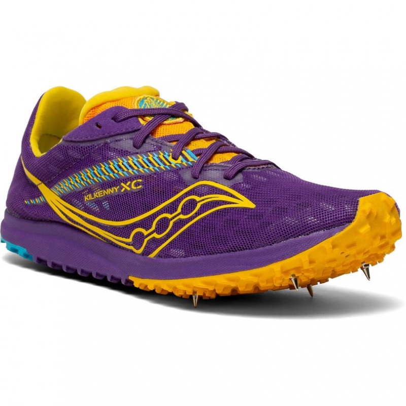 Women's Saucony Kilkenny XC9 Spikes Purple | CANADA RXIWQYV