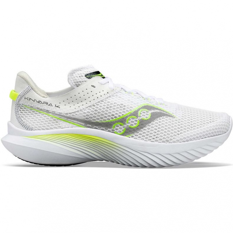 Women\'s Saucony Kinvara 14 Running Shoes White | CANADA PZLJABT