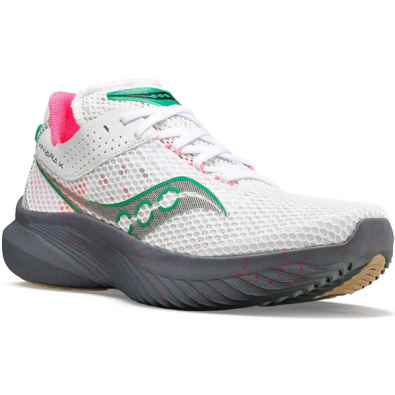 Women's Saucony Kinvara 14 Running Shoes White | CANADA WOBFZLX