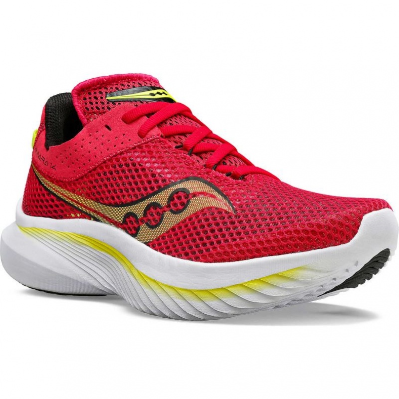 Women's Saucony Kinvara 14 Running Shoes Red | CANADA BEYDJAV