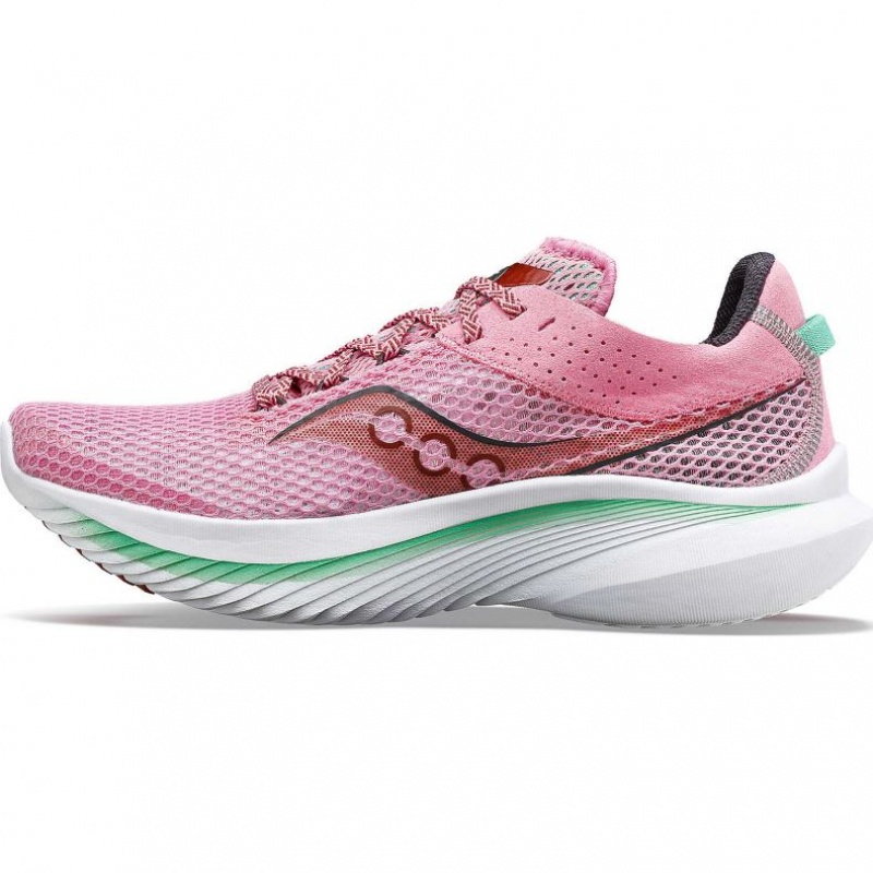 Women's Saucony Kinvara 14 Running Shoes Pink | CANADA IQULABW