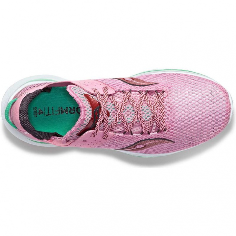 Women's Saucony Kinvara 14 Running Shoes Pink | CANADA IQULABW