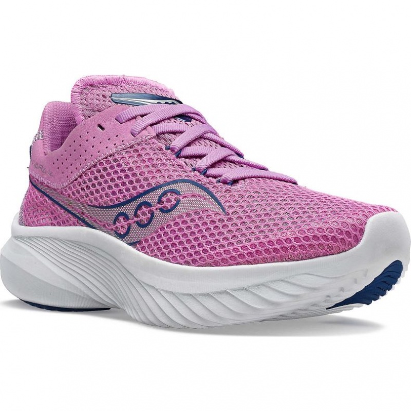 Women's Saucony Kinvara 14 Running Shoes Purple | CANADA ZOLVWST