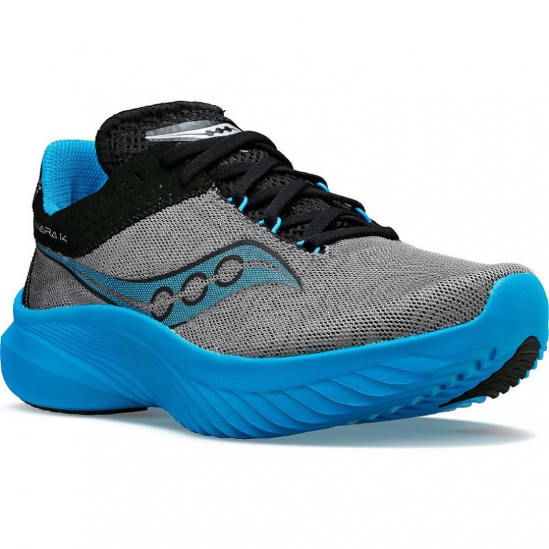 Women's Saucony Kinvara 14 Running Shoes Blue / Grey | CANADA BJHAVXF