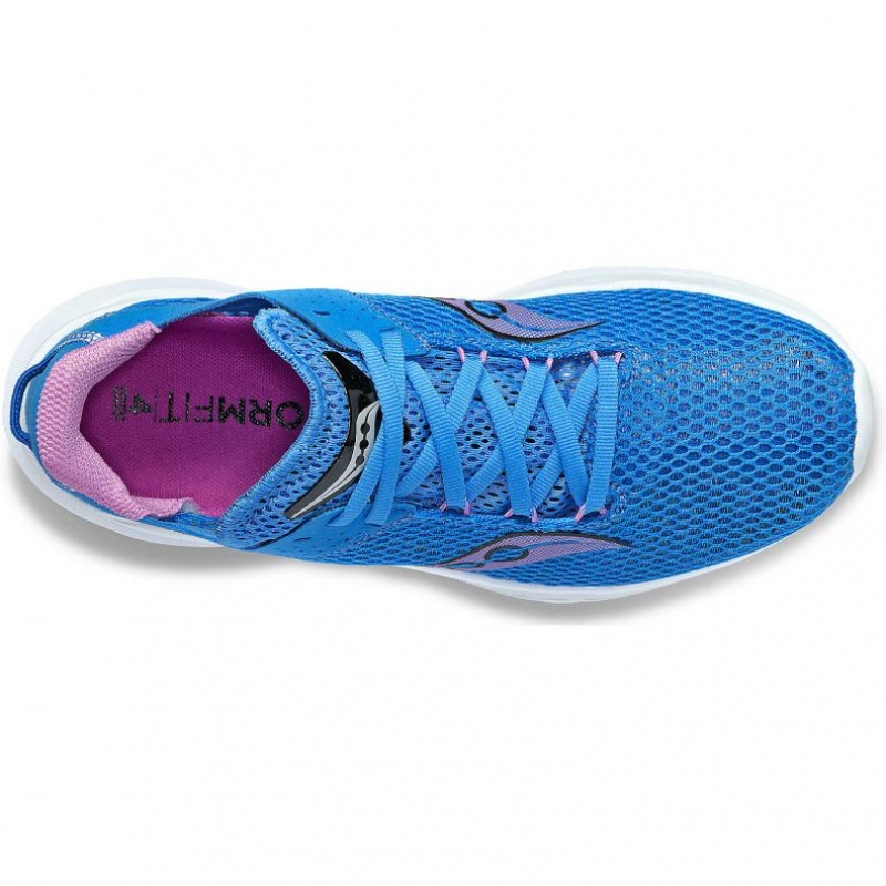 Women's Saucony Kinvara 14 Running Shoes Blue | CANADA ZNPVWTD