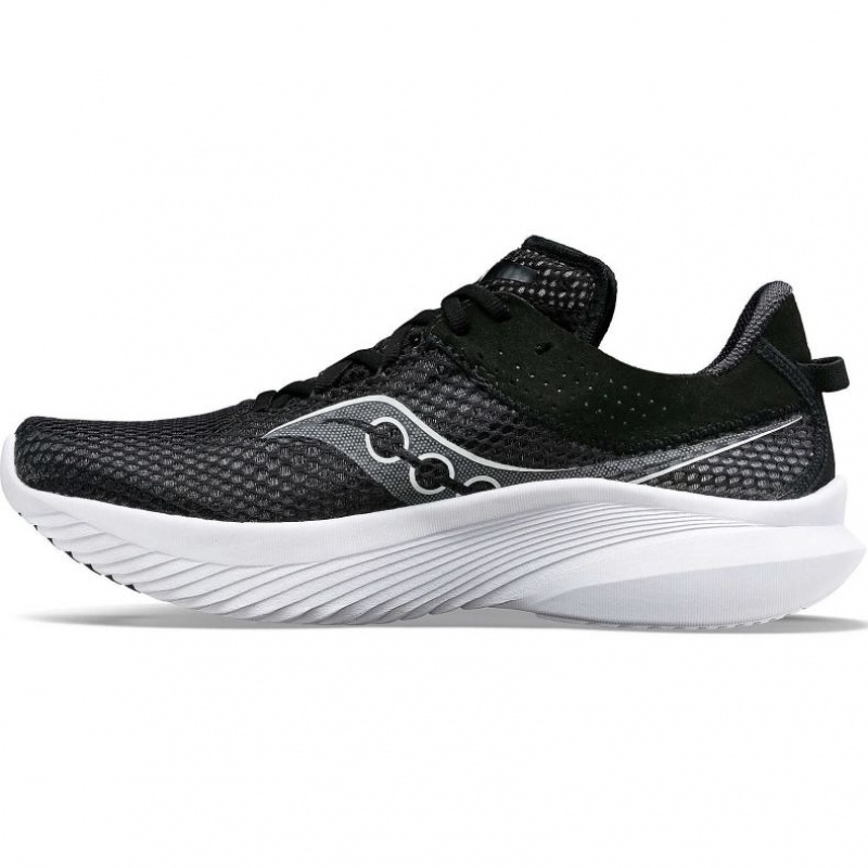 Women's Saucony Kinvara 14 Running Shoes Black / White | CANADA FTWJDRL