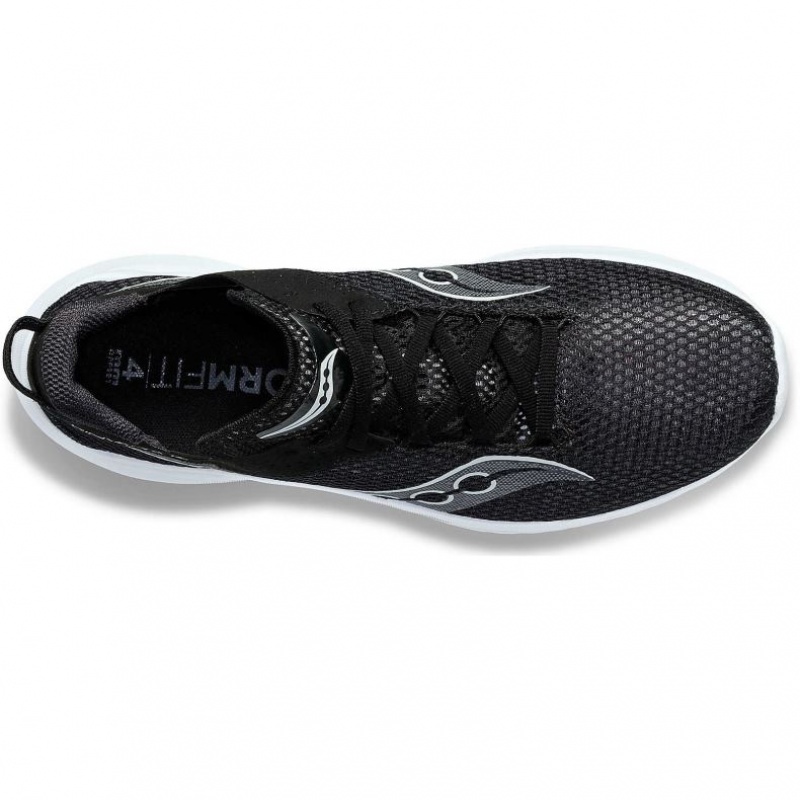 Women's Saucony Kinvara 14 Running Shoes Black / White | CANADA FTWJDRL