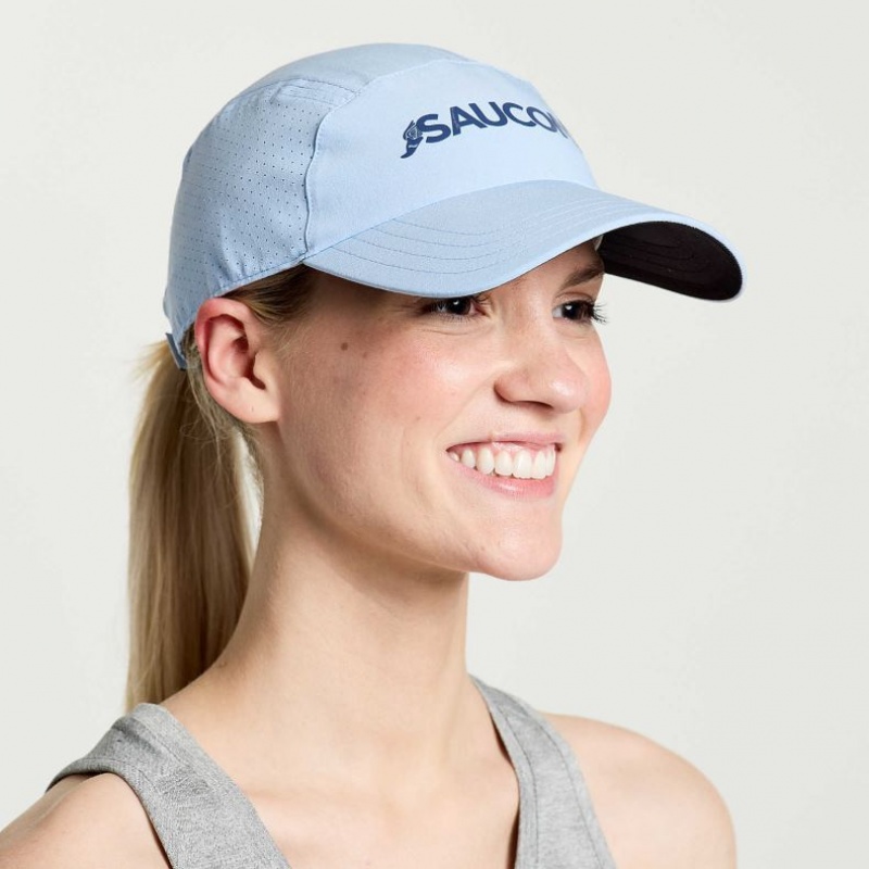 Women\'s Saucony Outpace Hat Blue | CANADA WABRDZJ