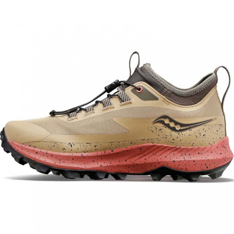 Women's Saucony Peregrine 13 ST Trail Running Shoes Brown | CANADA VERMPOT