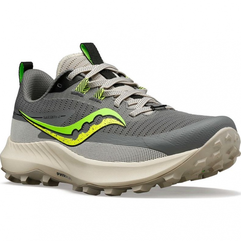 Women's Saucony Peregrine 13 Trail Running Shoes Grey | CANADA NDEHWGY