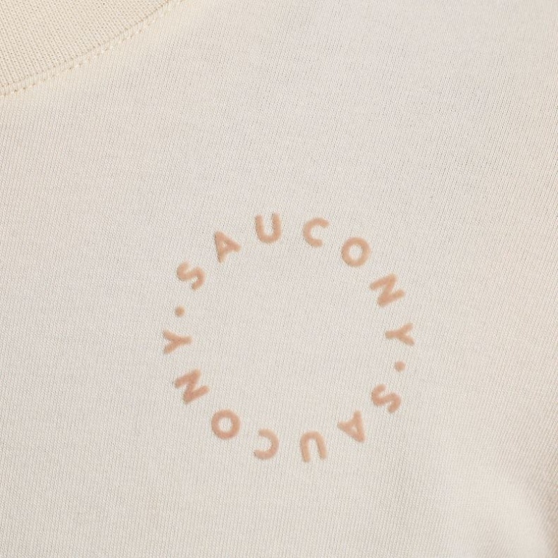 Women's Saucony Recovery Boxy T-Shirt White | CANADA FAORXLY