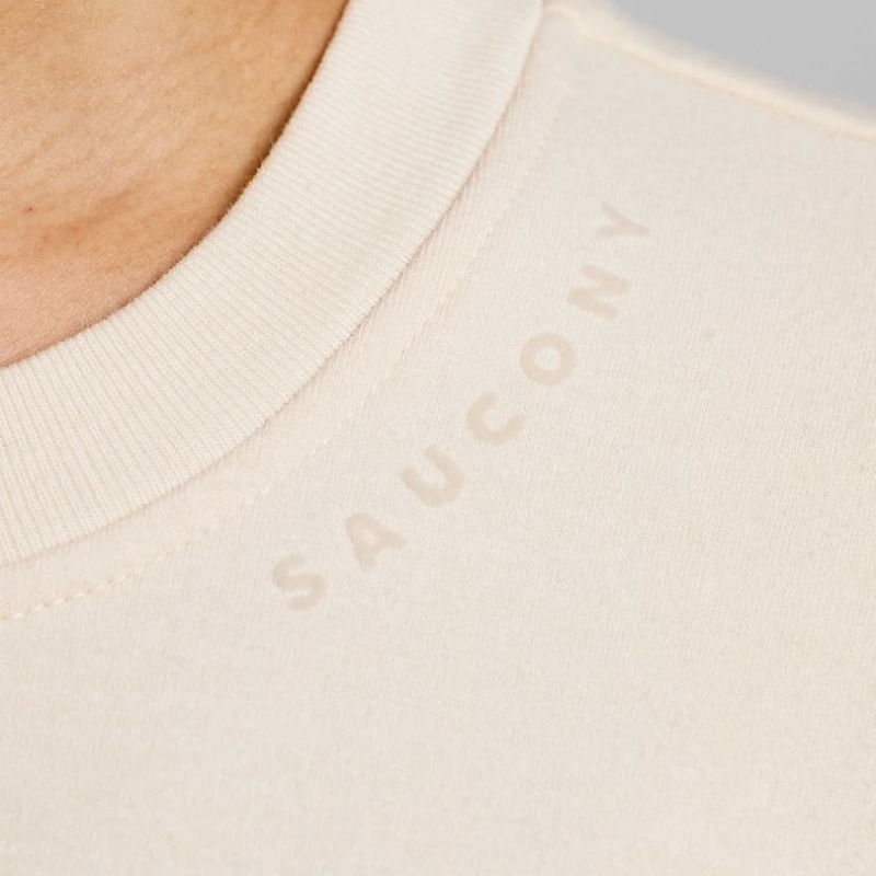 Women's Saucony Recovery Crew Sweatshirt White | CANADA VLSFRDN