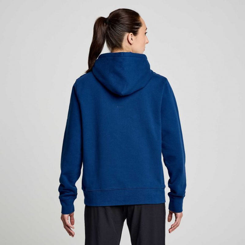 Women's Saucony Recovery Hoodie Indigo | CANADA BLGCDUS