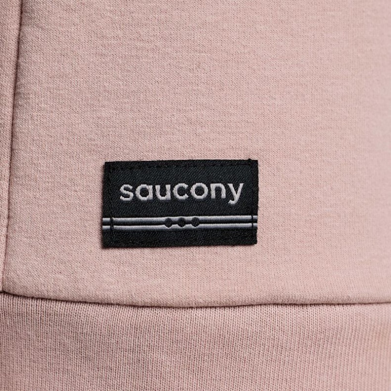 Women's Saucony Recovery Zip Tunic Hoodie Pink | CANADA WABDYVZ