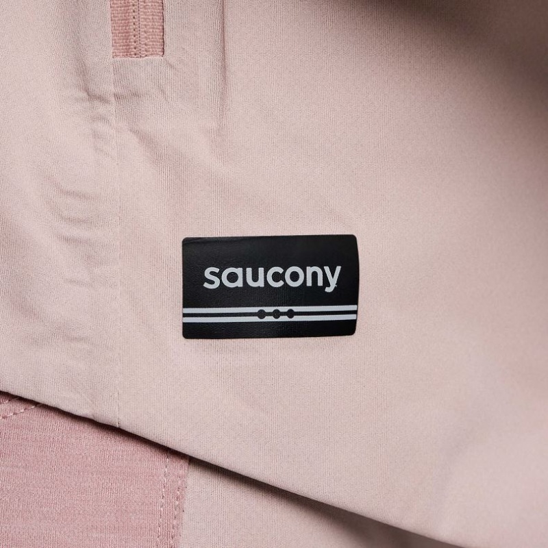 Women's Saucony Runshield Jacket White / Pink | CANADA XAWSPMU