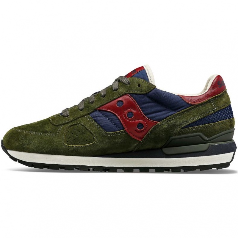 Women's Saucony Shadow Original Premium Sneakers Olive / Navy | CANADA GXCUNQV