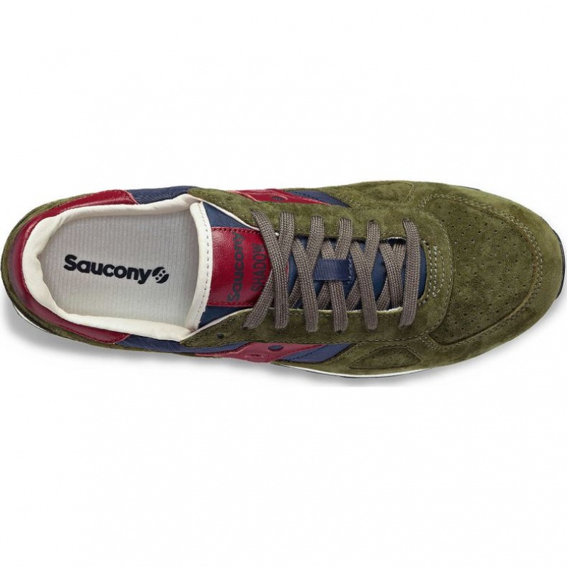 Women's Saucony Shadow Original Premium Sneakers Olive / Navy | CANADA GXCUNQV