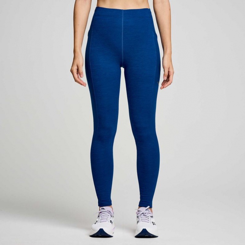 Women\'s Saucony Solstice Tight Indigo | CANADA AEZJMWK