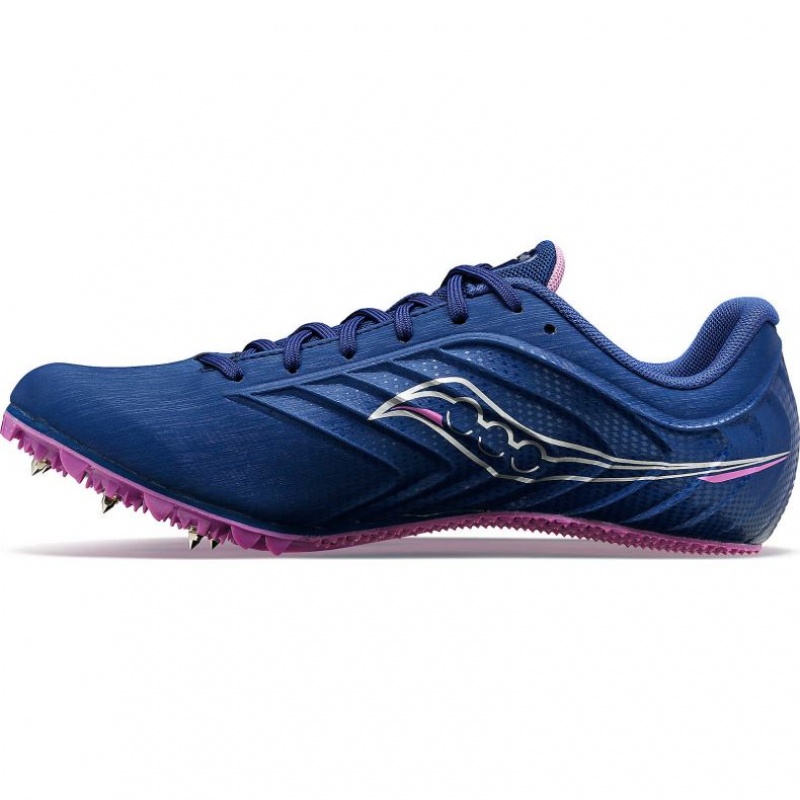 Women's Saucony Spitfire 5 Spikes Indigo | CANADA HERCBLA