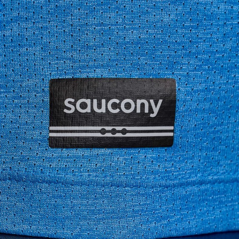 Women's Saucony Stopwatch Singlet Blue | CANADA LWIETJF