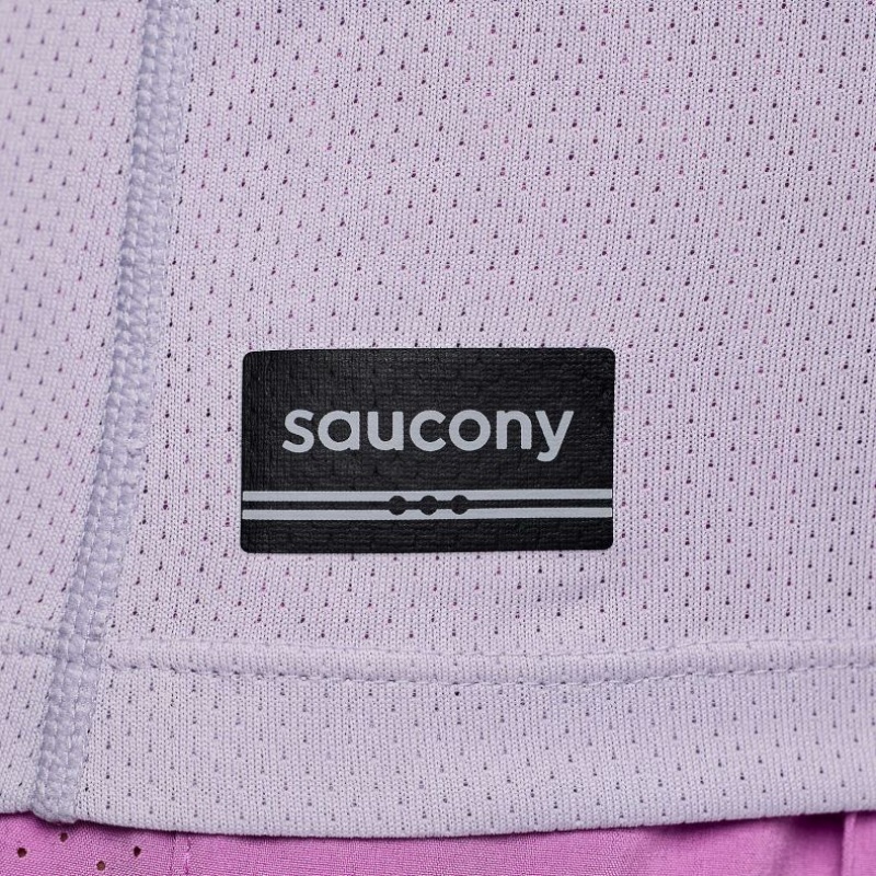 Women's Saucony Stopwatch Singlet Purple | CANADA UONGYIK