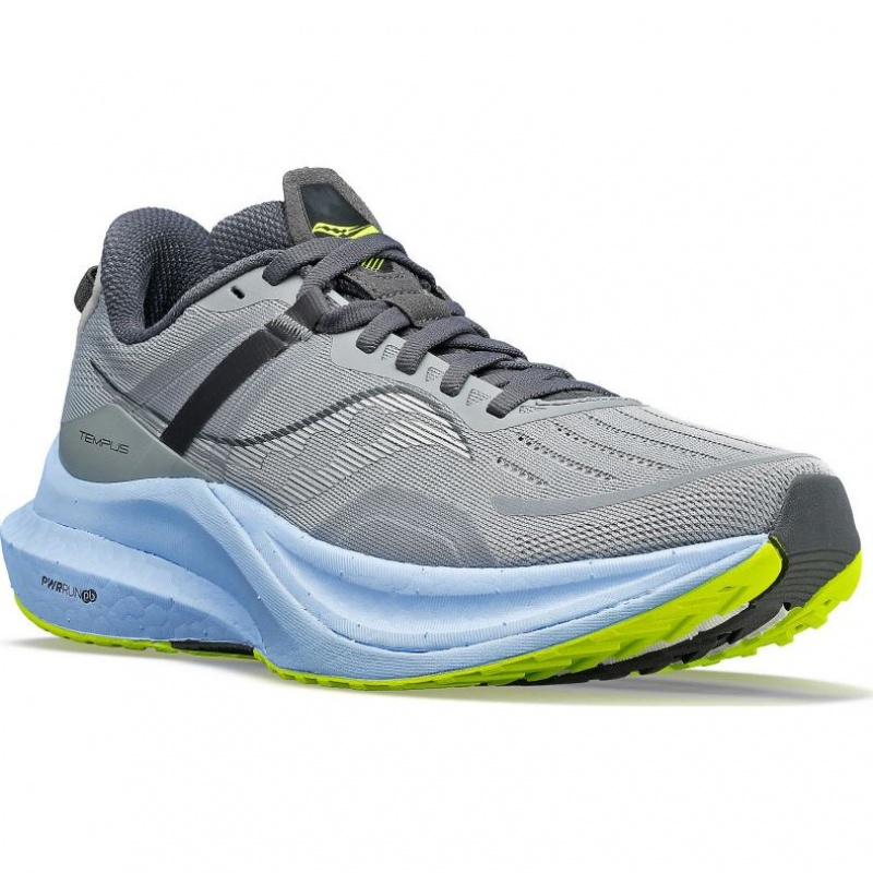 Women's Saucony Tempus Running Shoes Grey | CANADA QVJMXAN